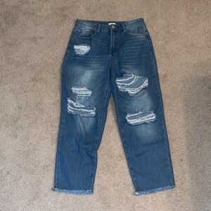 Forever 21 Distressed Jeans